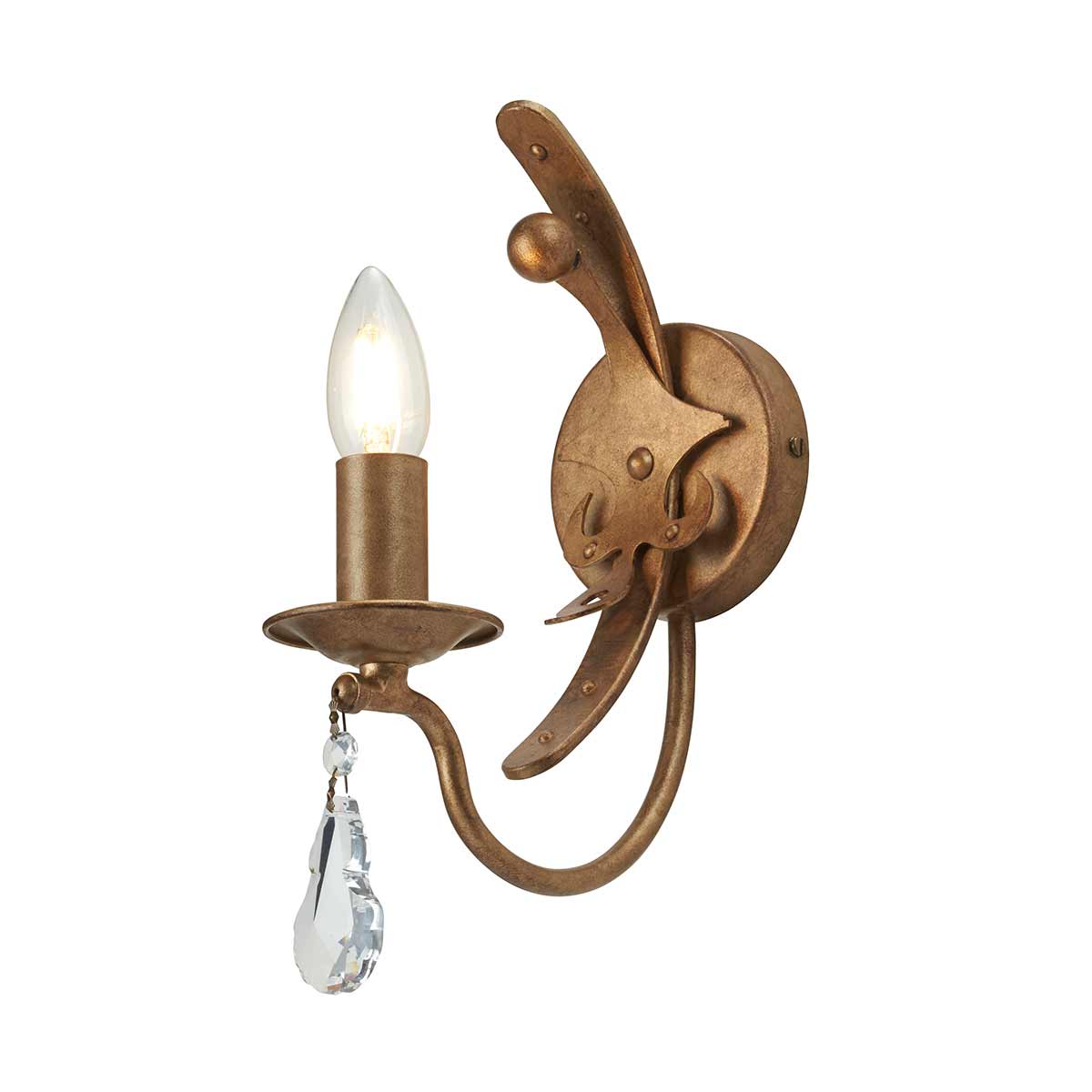 Elstead Lighting  Wall Light from the Windsor range. Windsor 1 Light Wall Light Product Code = WINDSOR1-GOLD