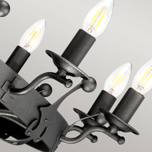 Elstead Lighting Chandelier from the Windsor range. Windsor 12 Light Chandelier Product Code = WINDSOR12-GR