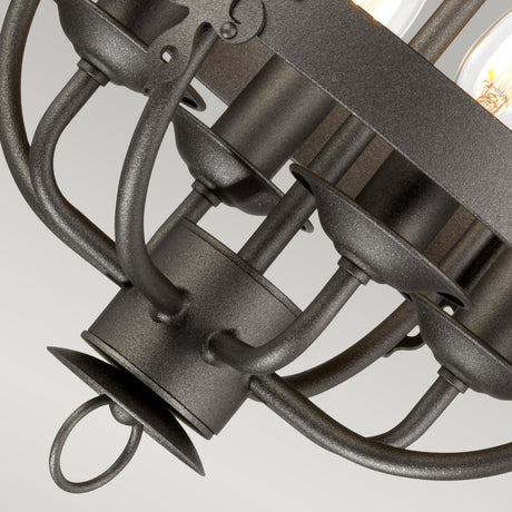 Elstead Lighting Chandelier from the Windsor range. Windsor 4 Light Pendant Product Code = WINDSOR4-GR
