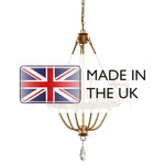 Elstead Lighting Chandelier from the Windsor range. Windsor 6 Light Chandelier – SKU WINDSOR6-GOLD