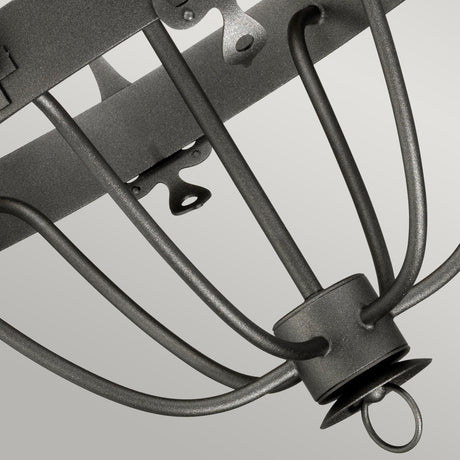 Elstead Lighting Chandelier from the Windsor range. Windsor 6 Light Chandelier Product Code = WINDSOR6-GR