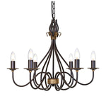 Elstead Lighting Chandelier from the Windermere range. Windermere 6 Light Chandelier Product Code = WM6