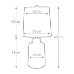 Elstead Lighting Table Lamp from the Woolwich range. Woolwich 1 Light Table Lamp – SKU WOOLWICH-TL