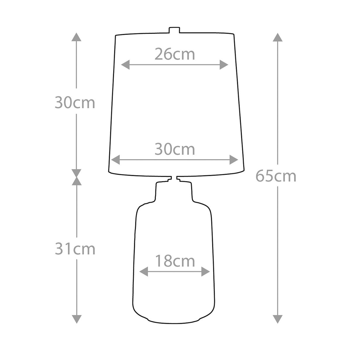 Elstead Lighting Table Lamp from the Woolwich range. Woolwich 1 Light Table Lamp – SKU WOOLWICH-TL