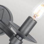 Elstead Lighting Wall Light from the Warwick range. Warwick 2 Light Wall Light  Product Code = WR2-GRAPHITE