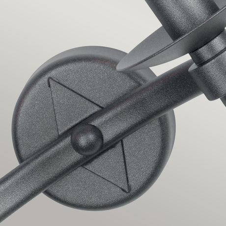 Elstead Lighting Wall Light from the Warwick range. Warwick 2 Light Wall Light  Product Code = WR2-GRAPHITE