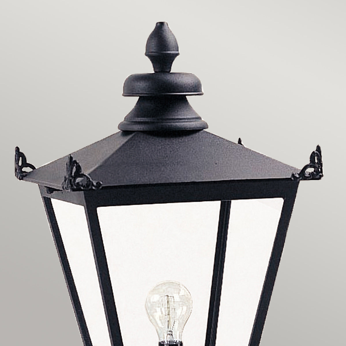 Elstead Lighting Lamp Post from the Wilmslow range. Wilmslow 1 Light Lantern (Head Only)  Product Code = WSLL1-BLACK