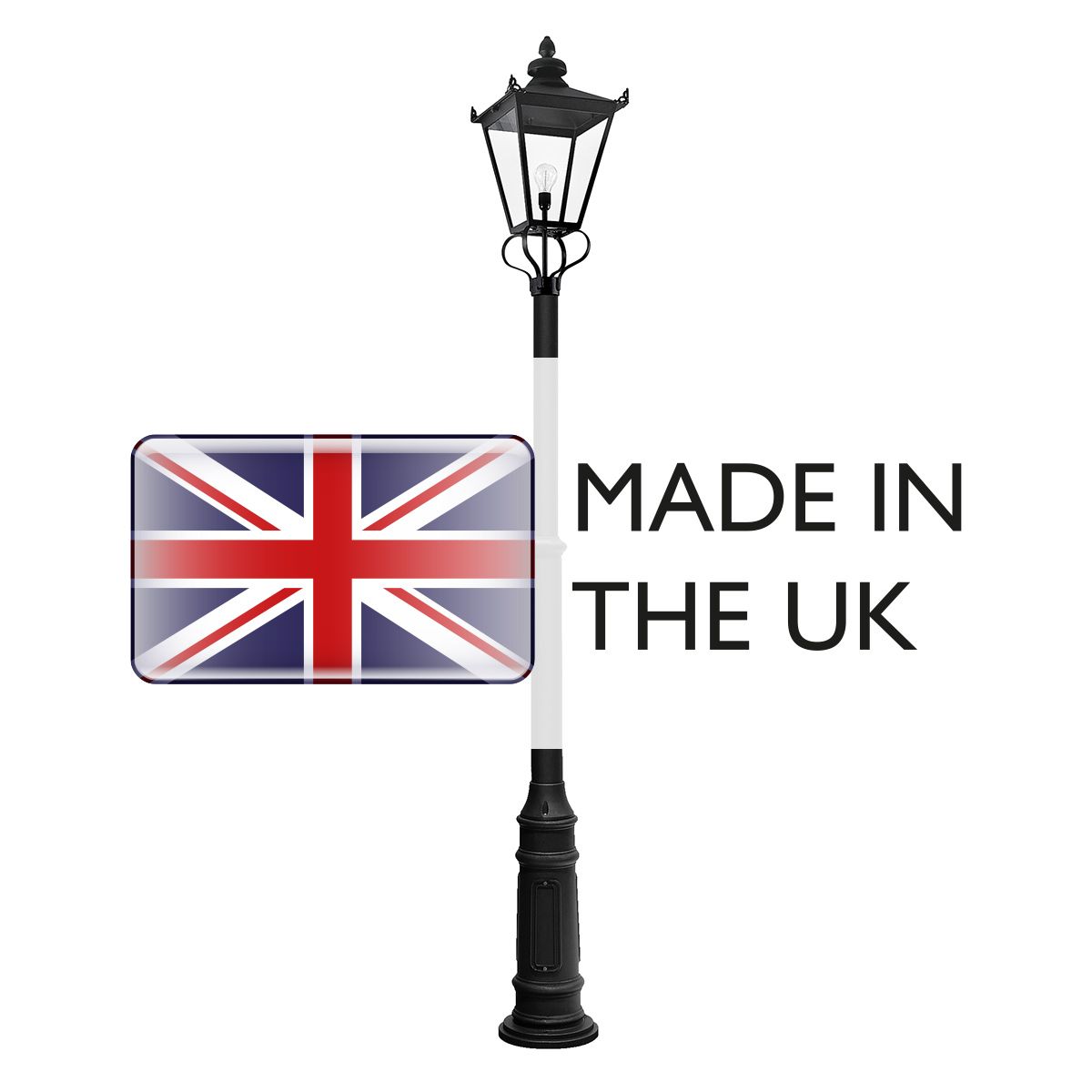 Elstead Lighting Wilmslow 1 Light Lamp Post – SKU WSLP2-BLACK