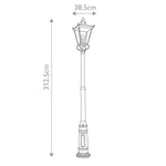 Elstead Lighting Wilmslow 1 Light Lamp Post – SKU WSLP2-BLACK