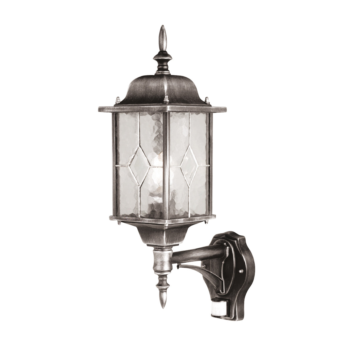 Elstead Lighting Outdoor Wall Light from the Wexford range. Wexford 1 Light Up Wall Lantern with PIR Product Code = WX1-PIR