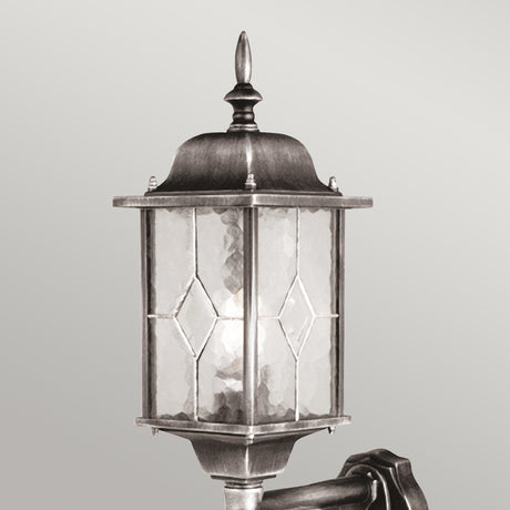 Elstead Lighting Outdoor Wall Light from the Wexford range. Wexford 1 Light Up Wall Lantern with PIR Product Code = WX1-PIR