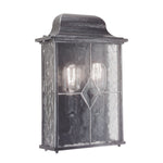 Elstead Lighting Outdoor Wall Light from the Wexford range. Wexford 2 Light Half Lantern – SKU WX7