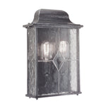 Elstead Lighting Outdoor Wall Light from the Wexford range. Wexford 2 Light Half Lantern Product Code = WX7
