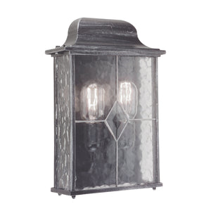 Elstead Lighting Outdoor Wall Light from the Wexford range. Wexford 2 Light Half Lantern Product Code = WX7
