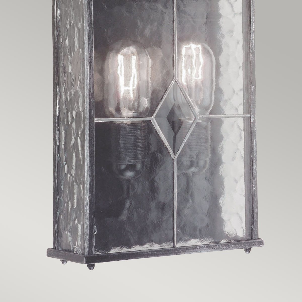 Elstead Lighting Outdoor Wall Light from the Wexford range. Wexford 2 Light Half Lantern – SKU WX7