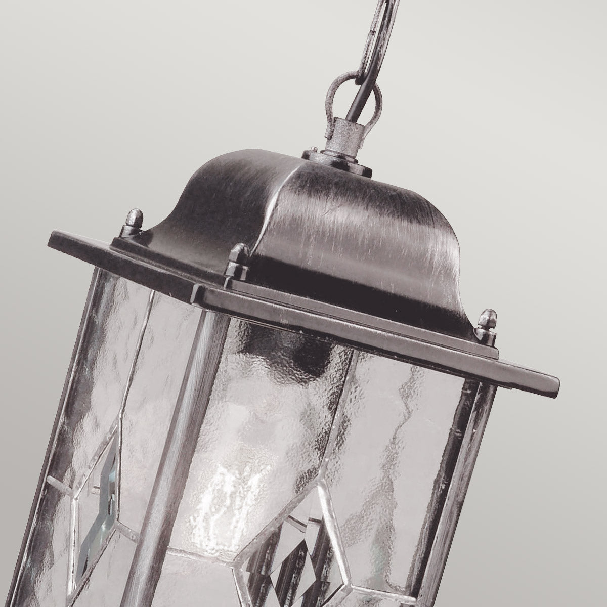 Elstead Lighting Outdoor Hanging from the Wexford range. Wexford 1 Light Chain Lantern  Product Code = WX9