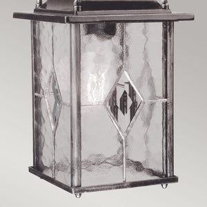 Elstead Lighting Outdoor Hanging from the Wexford range. Wexford 1 Light Chain Lantern  Product Code = WX9