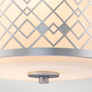 Elstead Lighting Pendant from the Ziggy range. Ziggy 1lt Small Pendant - Lacquered Silver Product Code = ZIGGY-1P-S-LS