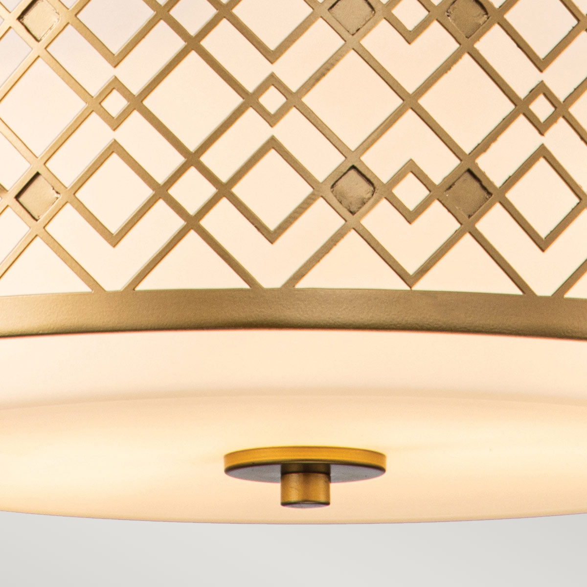 Elstead Lighting Pendant from the Ziggy range. Ziggy 2lt Medium Pendant - Lacquered Gold Product Code = ZIGGY-2P-M-LG