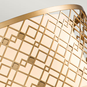 Elstead Lighting Pendant from the Ziggy range. Ziggy 2lt Medium Pendant - Lacquered Gold Product Code = ZIGGY-2P-M-LG