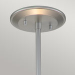 Elstead Lighting Pendant from the Ziggy range. Ziggy 2lt Medium Pendant - Lacquered Silver Product Code = ZIGGY-2P-M-LS