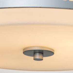 Elstead Lighting Ceiling Flush from the Ziggy range. Ziggy 2lt Medium Flush - Lacquered Silver Product Code = ZIGGY-F-M-LS