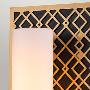 Elstead Lighting Wall Light from the Ziggy range. Ziggy 1lt Wall light - Lacquered Gold Product Code = ZIGGY1-LG