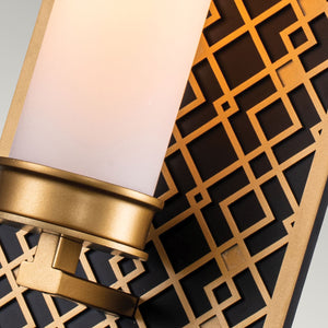 Elstead Lighting Wall Light from the Ziggy range. Ziggy 1lt Wall light - Lacquered Gold Product Code = ZIGGY1-LG