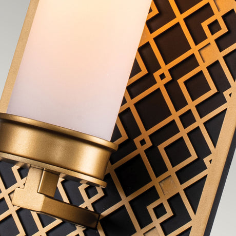 Elstead Lighting Wall Light from the Ziggy range. Ziggy 1lt Wall light - Lacquered Gold Product Code = ZIGGY1-LG