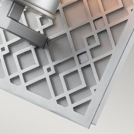 Elstead Lighting Wall Light from the Ziggy range. Ziggy 1lt Wall light - Lacquered Silver Product Code = ZIGGY1-LS