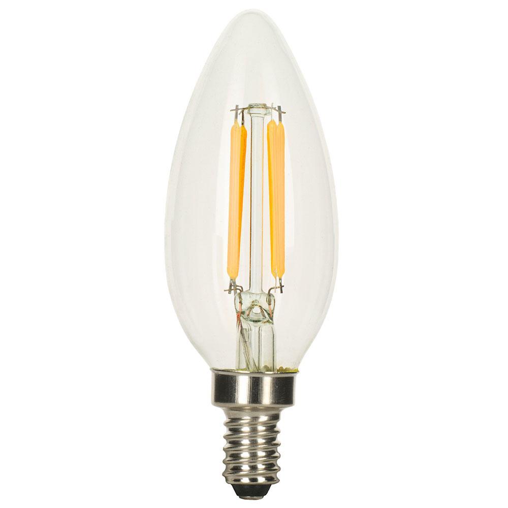 Bailey FL-CP-LCND4CNDCVWW/DIM UNB - Bailey LED Filament Lamp Candle Standard C35 E12 4W Very Warm White 2700K CRI80-89 Clear 400lm 220-240V MPN = 142579