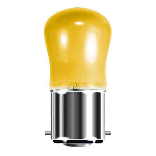 British Electric Lamps BELL Pygmy Pygmy 240V 15W B22d Amber BEL Part Number = 2540 - First Light Direct - LED Lamps and Lighting 