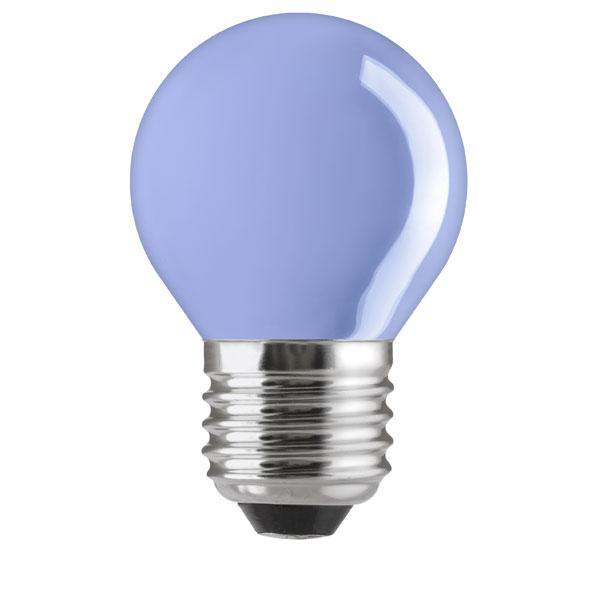 British Electric Lamps FL-CP-15RND45ESB BEL - British Electric Lamps RND45 240V 15W E27 Edison Screwed Cap BLUE