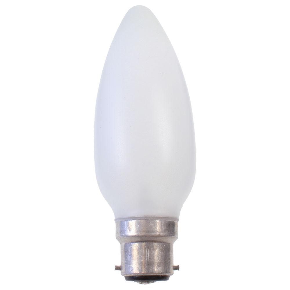 British Electric Lamps FL-CP-CNDL60BCO BEL - British Electric Lamps 1030 CND 240V 60W BC OP 45MM Candles Lamps