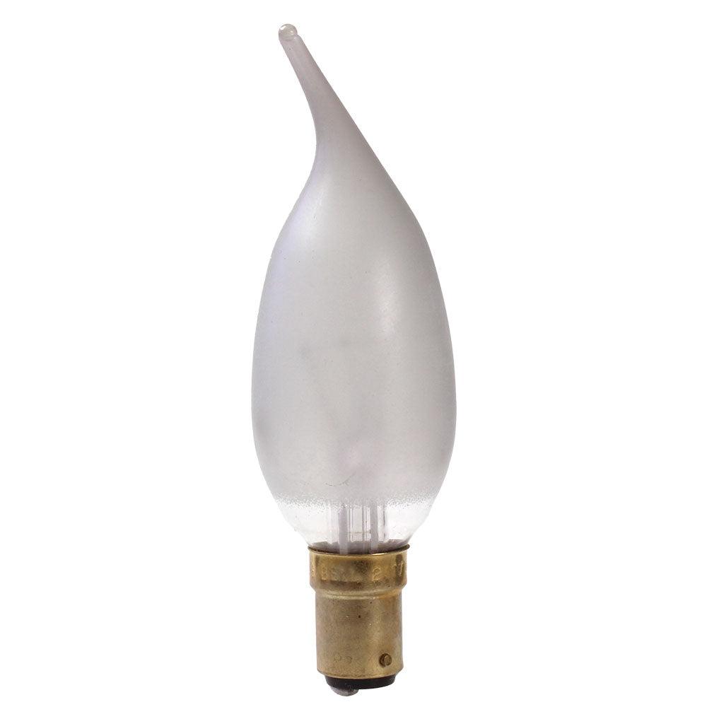 British Electric Lamps FL-CP-CV60SBC/F110 BEL - British Electric Lamps Candles 35X110 60W BA15d CNDLX Satin Part Number = 870