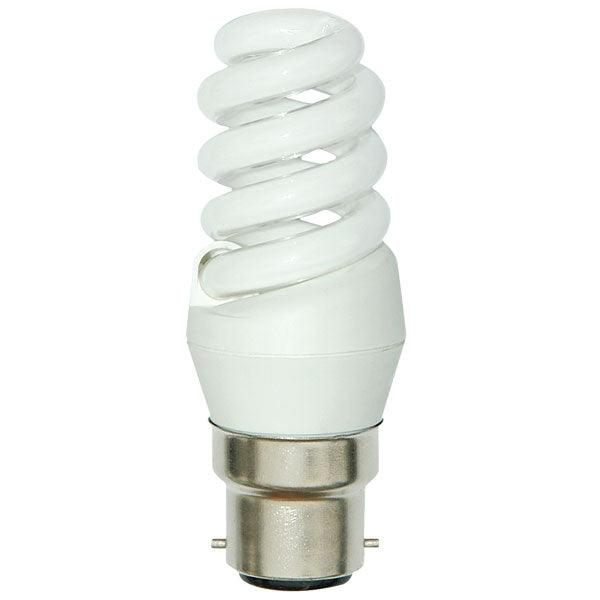 British Electric Lamps FL-CP-EH9BC82/10QS BEL - British Electric Lamps 4909 Bell 9W BC T2 SPIRAL 2700K QUICK START Low Energy Lamps