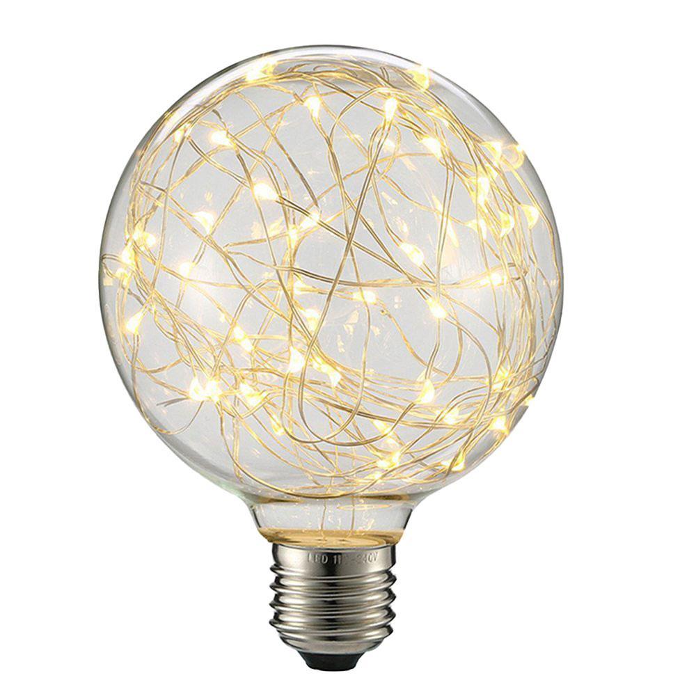 British Electric Lamps FL-CP-L2.2RND125ESC/CW BEL - British Electric Lamps BEL 125mm LED Globe 240V 2.2W 4000K E27 Clear Fairly Light MPN = 60161