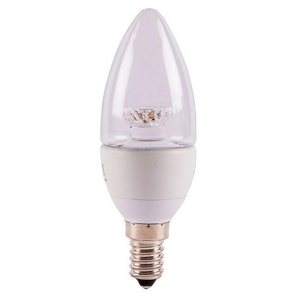 British Electric Lamps FL-CP-LCND7SESCVWW/DIM BEL - British Electric Lamps BELL LED LED Candle 7W E14 Clear Very Warm White 2700K Dimmable Part Number = 5833