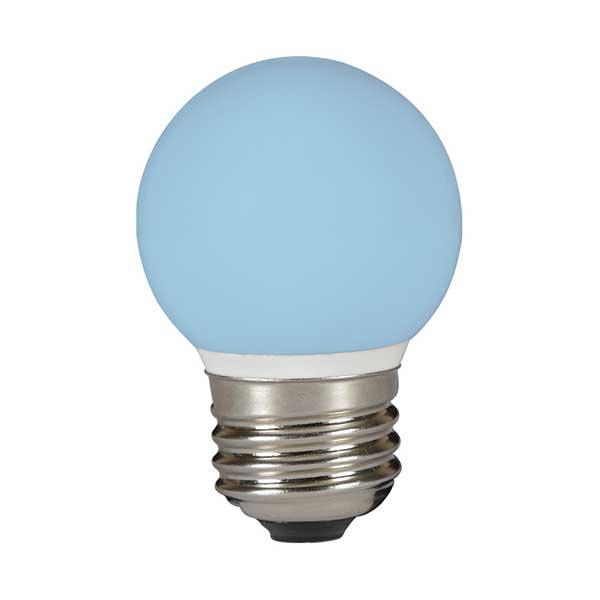 British Electric Lamps FL-CP-LRND45ESB BEL - British Electric Lamps Coloured LED R45 LED 45mm Round 1W E27 Blue BEL Part Number = 5085