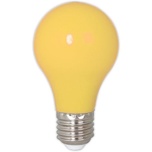 Calex FL-CP-L1ESY CLX - Calex Calex LED GLS A60 240V 1W 12lm ES E27 Edison Screwed Cap Yellow