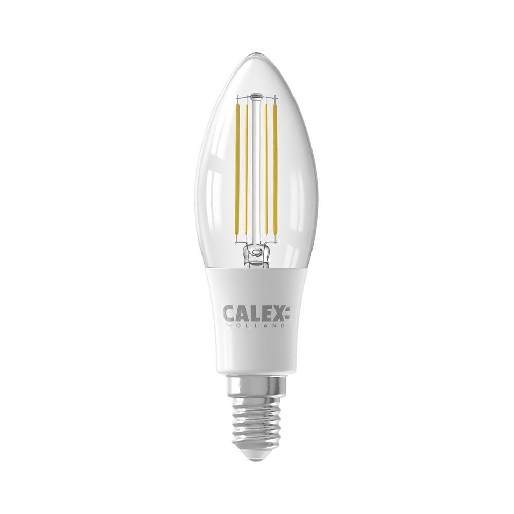 Calex FL-CP-LCND4SESCVWW/DIM CLX - Calex Calex LED Candles LED Candle 240V 4W E14 Clear Dimmable Part Number = 474506