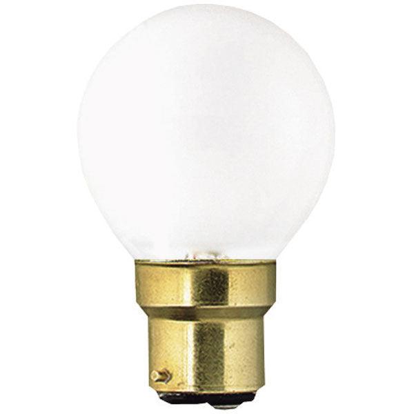 CEAG FL-CP-15RND45BCF28 - CEAG 15RND45BCF28 RND45 25V 15W BC FROSTED Rounds and Globes Lamps