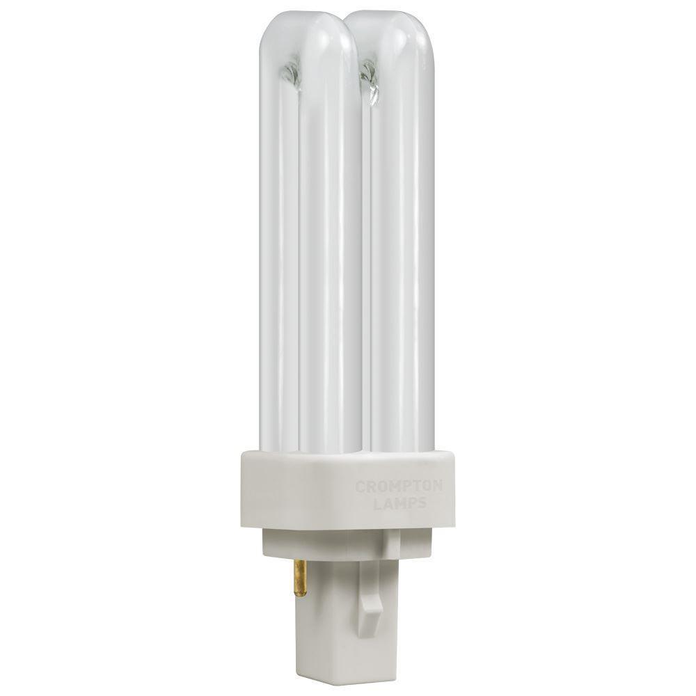 Crompton Lamps Crompton Lamps Crompton 10W 835 White G24d-1 2Pin Double Turn Plug-in 2-pin 3500K White - First Light Direct - LED Lamps and Lighting 