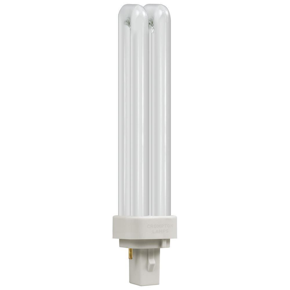 Crompton Lamps Crompton Lamps Crompton 18W 835 White G24d-2 2Pin Double Turn Plug-in 2-pin 3500K White - First Light Direct - LED Lamps and Lighting 