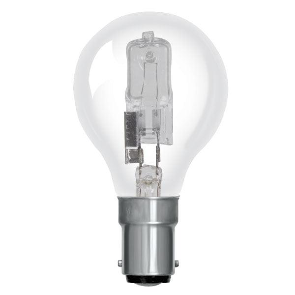 Crompton Lamps FL-CP-H28RND45SBCC CRO - Crompton Lamps Halogen 45mm Round Halogen RND45 240V 28W B15d Clear Part Number = 5222