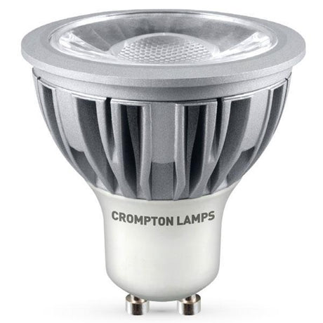 Crompton Lamps FL-CP-LGU10/5WW45COB/DIM CRO - Crompton Lamps LED GU10 5W COB WW 3000K 45Deg 450lm Dimmable MPN = LGU105WWCOB-DIM