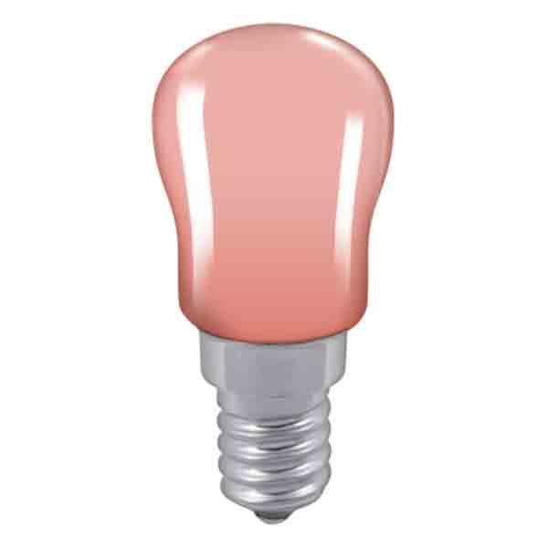 Crompton Lamps FL-CP-PYG15SESPK CRO - Crompton Lamps Crompton Lamps Pygmy 240 Volts 15 Watts SES Pink E14 Small Screw Pink