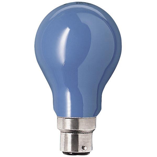 Crompton Lamps GLS 240V 25W B22d Bayonet Cap BLUE - First Light Direct - LED Lamps and Lighting 