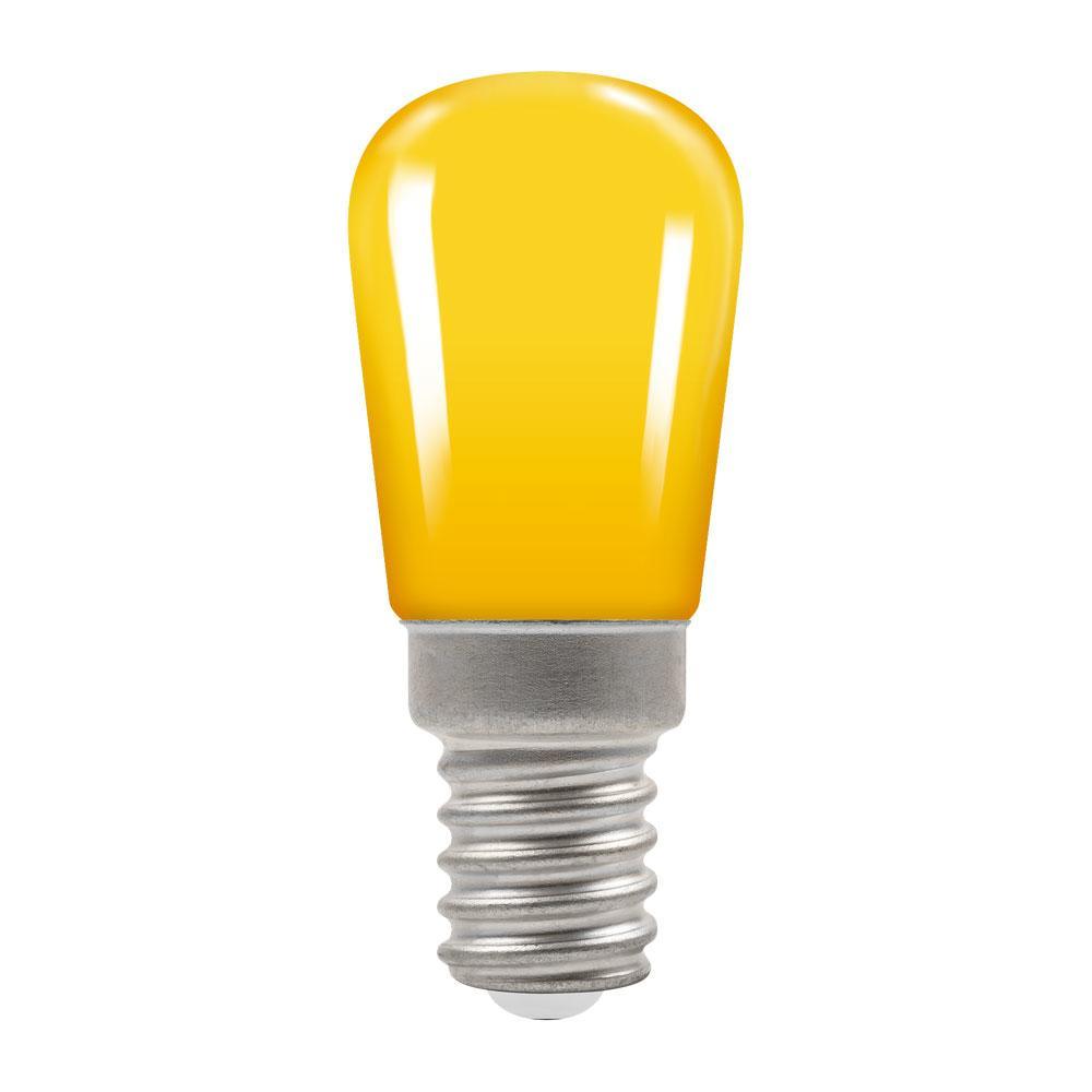 Crompton Lamps LED Pygmy 1.3W SES E14 Small Edison Screwed Cap Yellow - First Light Direct - LED Lamps and Lighting 