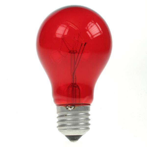 Crompton Lamps Light Bulb 240V 15 Watt ES E27 Edison Screwed Cap T-RED - First Light Direct - LED Lamps and Lighting 